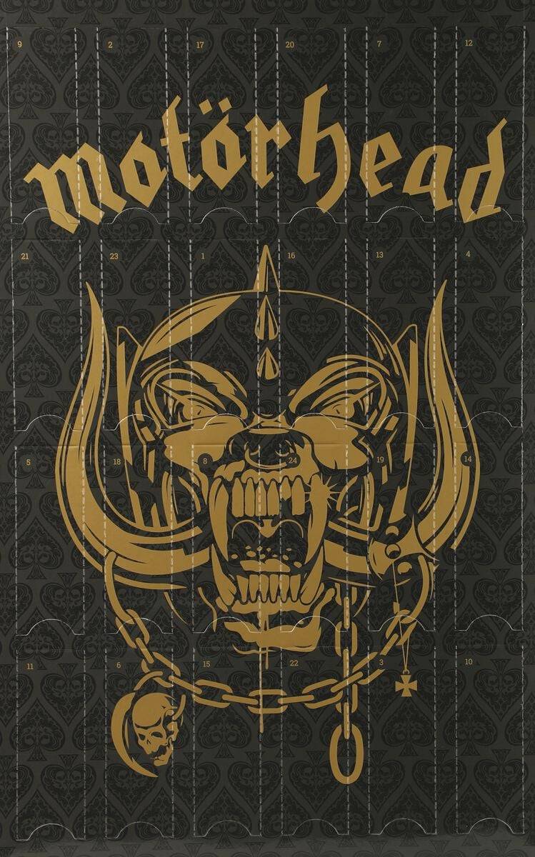 EMP "Socken-Adventskalender" Adventskalender multicolor von Motörhead Bis zu 55% Rabatt
