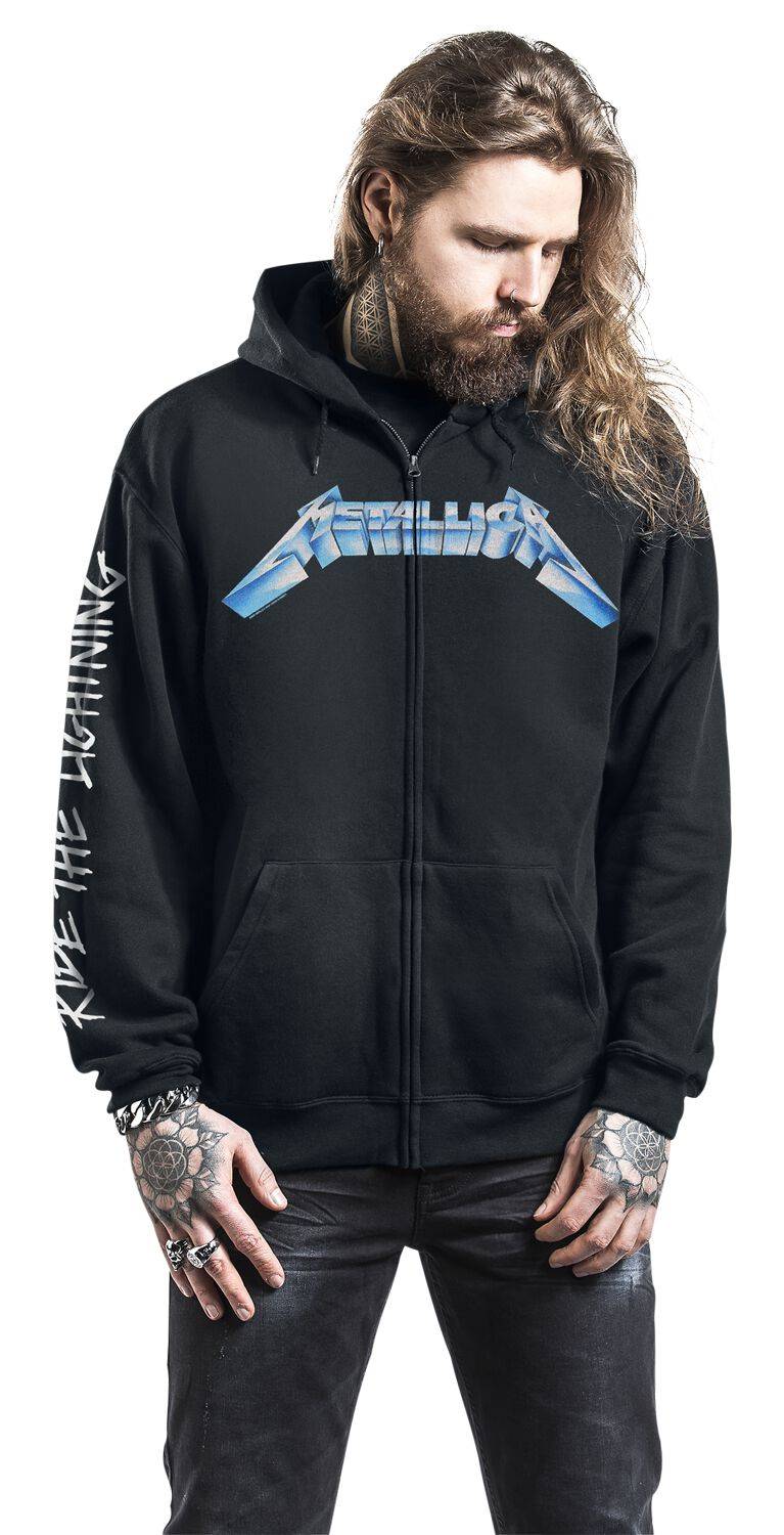 EMP "Ride The Lightning" Kapuzenjacke schwarz von Metallica Nur noch ein Tag übrig
