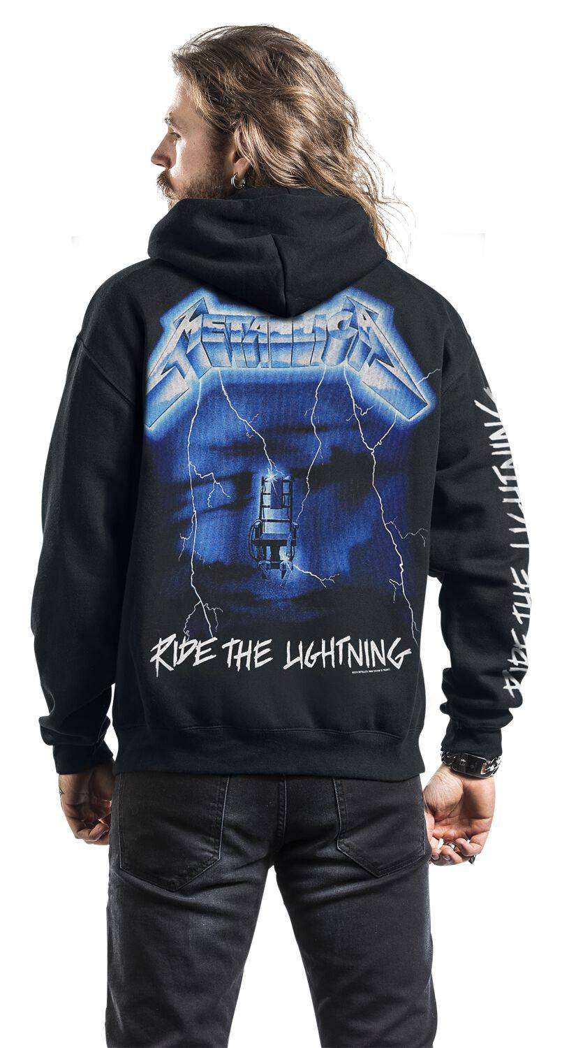 EMP "Ride The Lightning" Kapuzenjacke schwarz von Metallica Nur noch ein Tag übrig