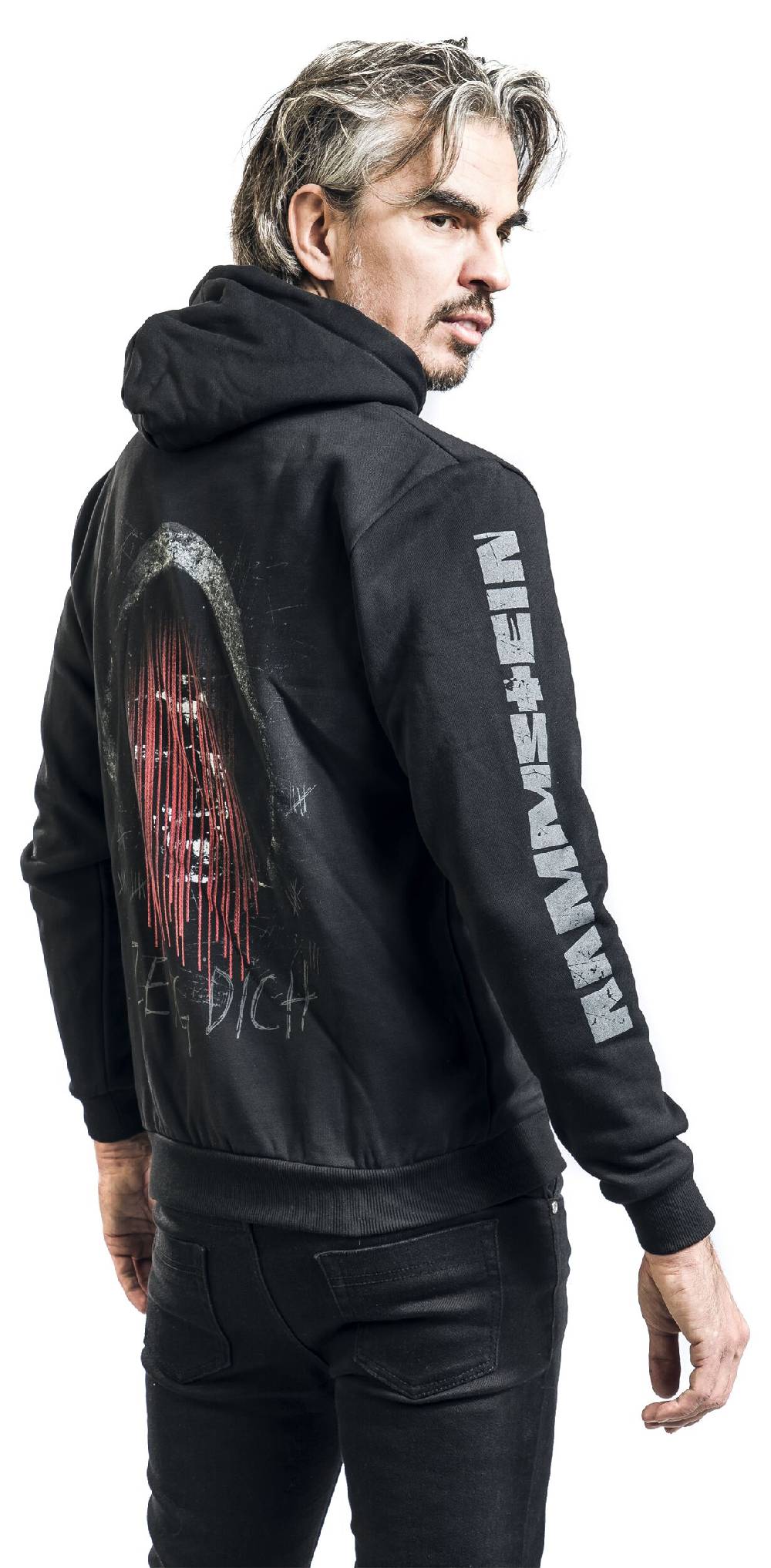 EMP "Zeig Dich" Kapuzenpullover schwarz von Rammstein Kostenloser Versand international