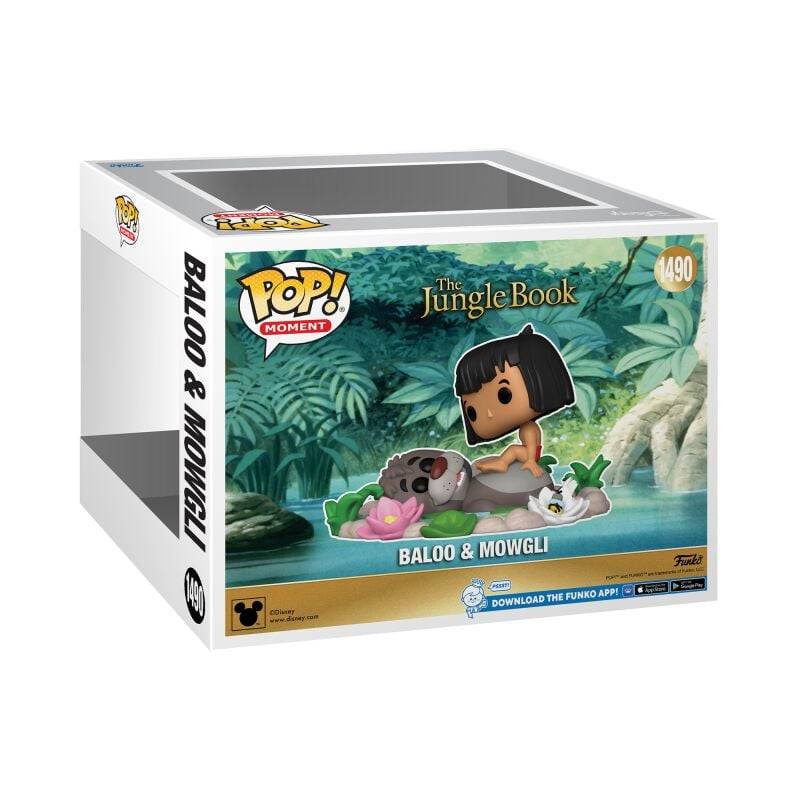 EMP "Baloo & Mowgli (Pop! Moment) Vinyl Figur 1490" Funko Pop! multicolor von Das Dschungelbuch Fabrikpreis