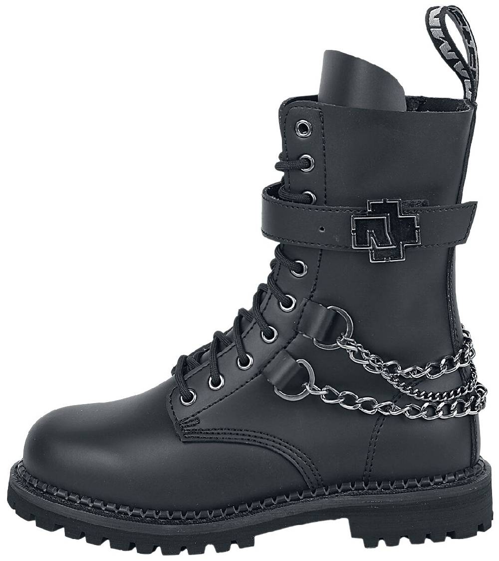 EMP "Logo" Boot schwarz von Rammstein Rabatt