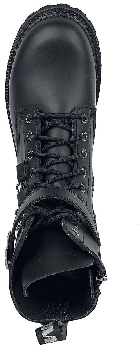 EMP "Logo" Boot schwarz von Rammstein Rabatt