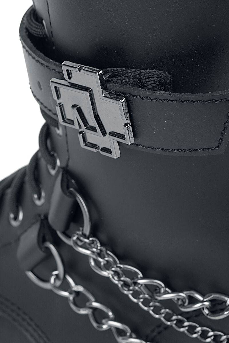 EMP "Logo" Boot schwarz von Rammstein Rabatt
