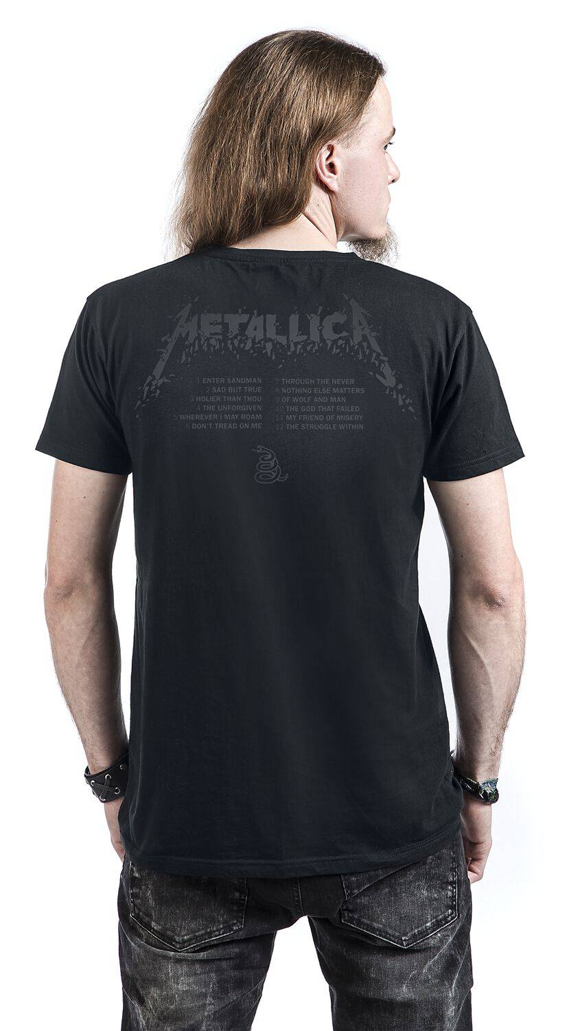 EMP "M - Black Album" T-Shirt schwarz von Metallica Großer Ausverkauf