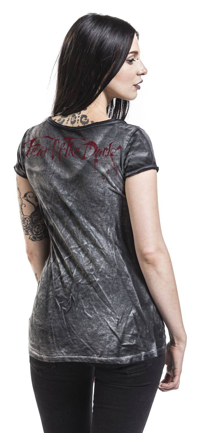 EMP "Fear Of The Dark Vintage" T-Shirt schwarz/used look von Iron Maiden Begrenztes Angebot