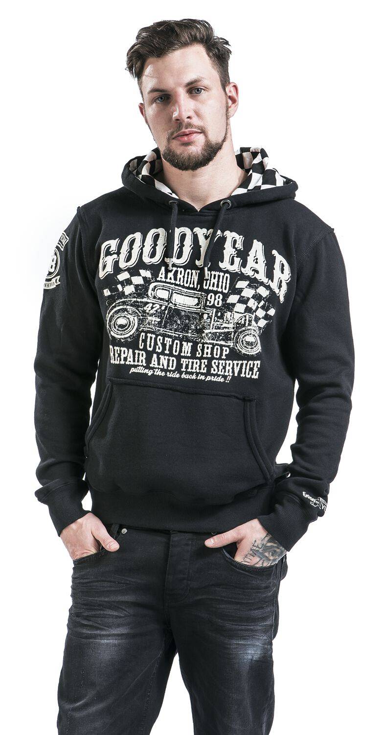 EMP "Pelham" Kapuzenpullover schwarz von GoodYear Riesige Ersparnisse
