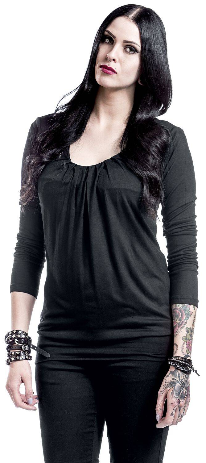 EMP Langarmshirt schwarz von Black Premium by EMP Rabatte dieses Monats