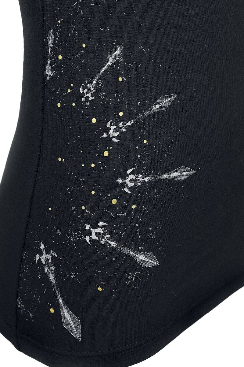 EMP Top schwarz von Rock Rebel by EMP Online