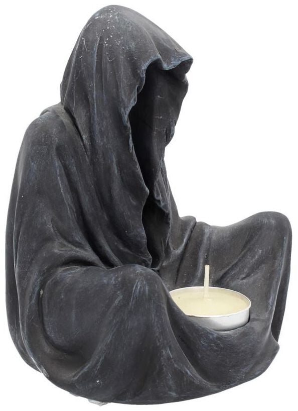 EMP "Final Flame" Kerzenständer schwarz von Nemesis Now Auslauf