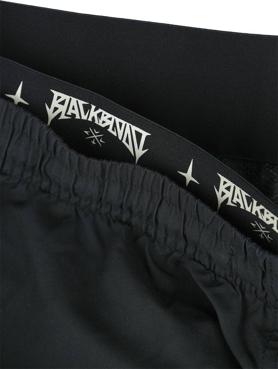 EMP Badeshort schwarz von Black Blood by Gothicana Günstiger Verkauf
