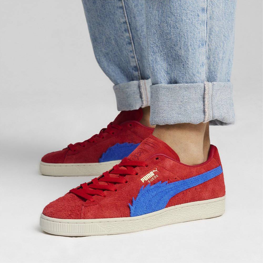 EMP "PUMA x ONE PIECE Suede" Sneaker rot von Puma Blitzverkäufe