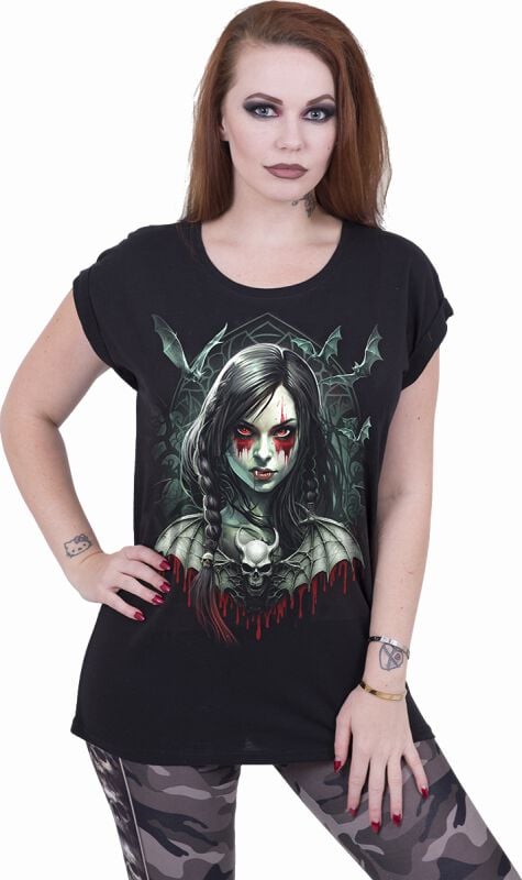 EMP "Hallow's Eve - Glow In The Dark" T-Shirt schwarz von Spiral Sonderangebot