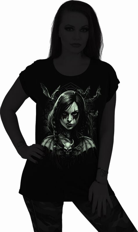 EMP "Hallow's Eve - Glow In The Dark" T-Shirt schwarz von Spiral Sonderangebot