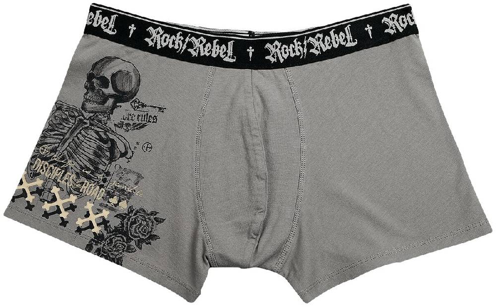 EMP Boxershort-Set grau von Rock Rebel by EMP Rabatt