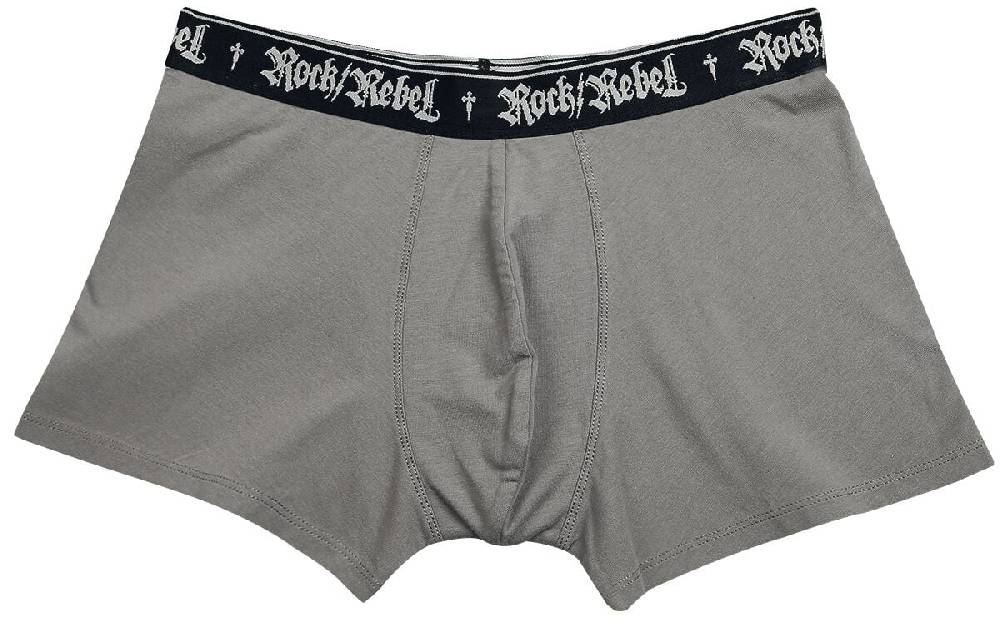 EMP Boxershort-Set grau von Rock Rebel by EMP Rabatt