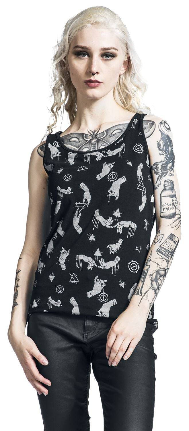 EMP Top schwarz von Gothicana by EMP Flash Sale