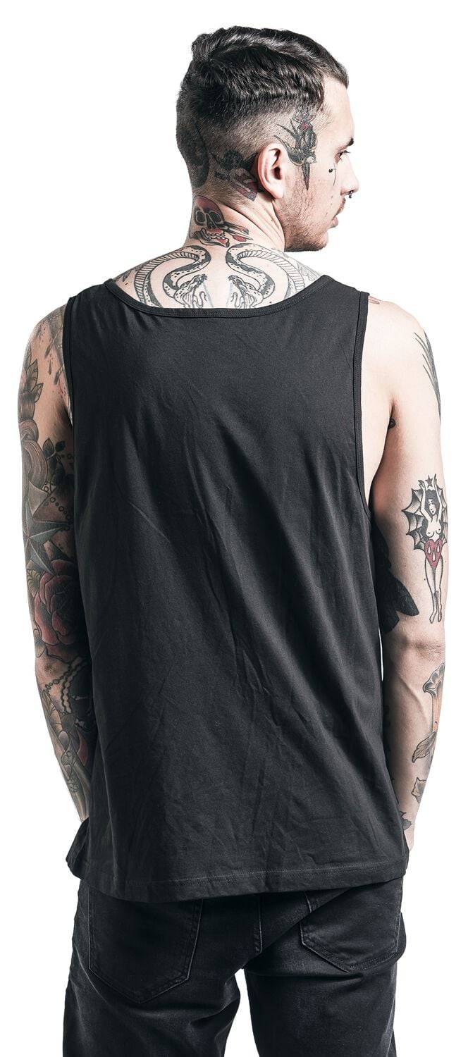 EMP "Praying Hands" Tank-Top schwarz von Black Blood by Gothicana Online Shopping