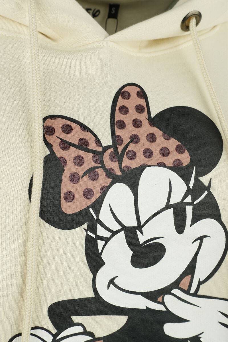 EMP "Minnie" Kapuzenpullover beige von Micky Maus Heißer Verkauf