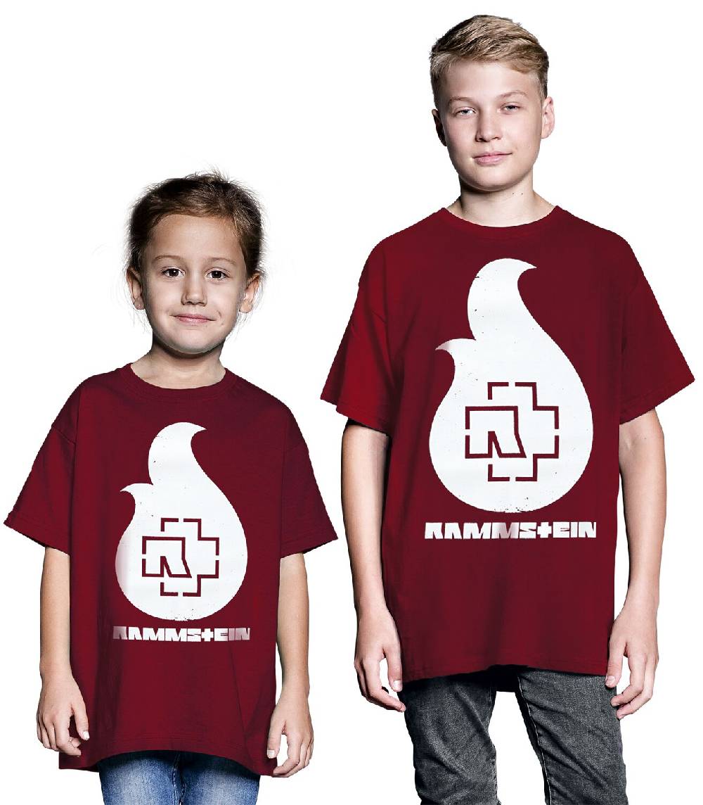 EMP "Kids - Flamme" T-Shirt burgund von Rammstein Kauf eins, bekomm eins gratis
