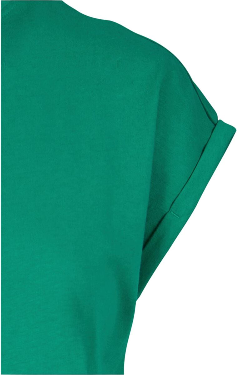 EMP "Ladies Long Extended Shoulder Dress" Langes Kleid grün von Urban Classics Letzter Tag