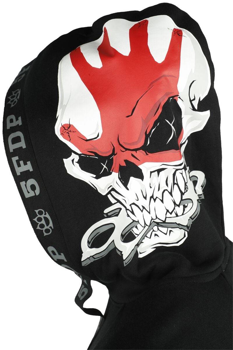 EMP "EMP Signature Collection" Kapuzenpullover schwarz/grau/rot von Five Finger Death Punch Bis zu 55% Rabatt