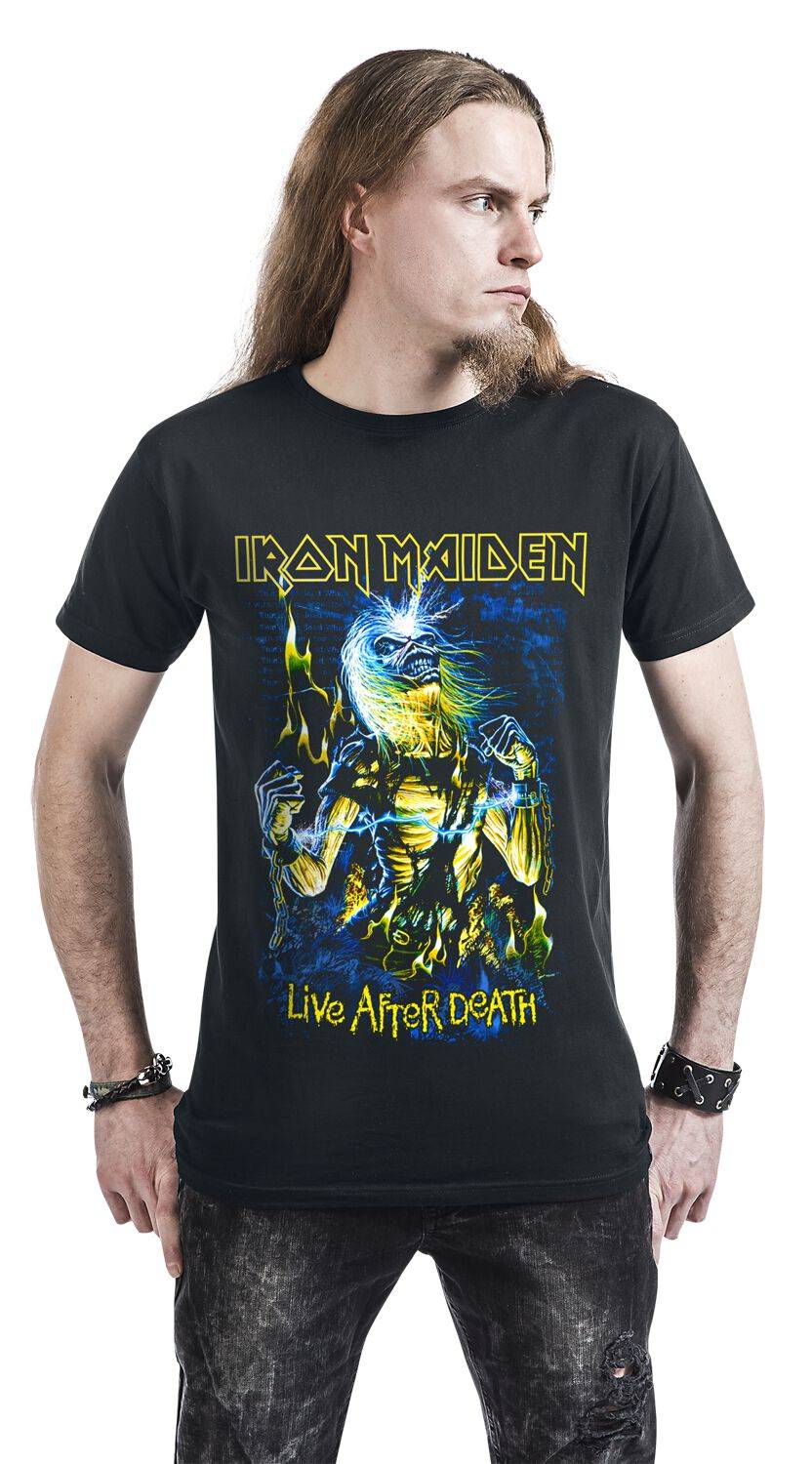 EMP "Live After Death" T-Shirt schwarz von Iron Maiden Nur noch ein Tag übrig