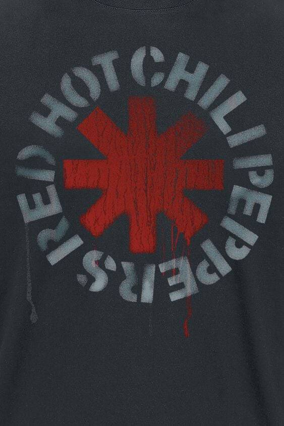 EMP "Stencil Black" T-Shirt schwarz von Red Hot Chili Peppers 50% Rabatt mit kostenlosem Versand