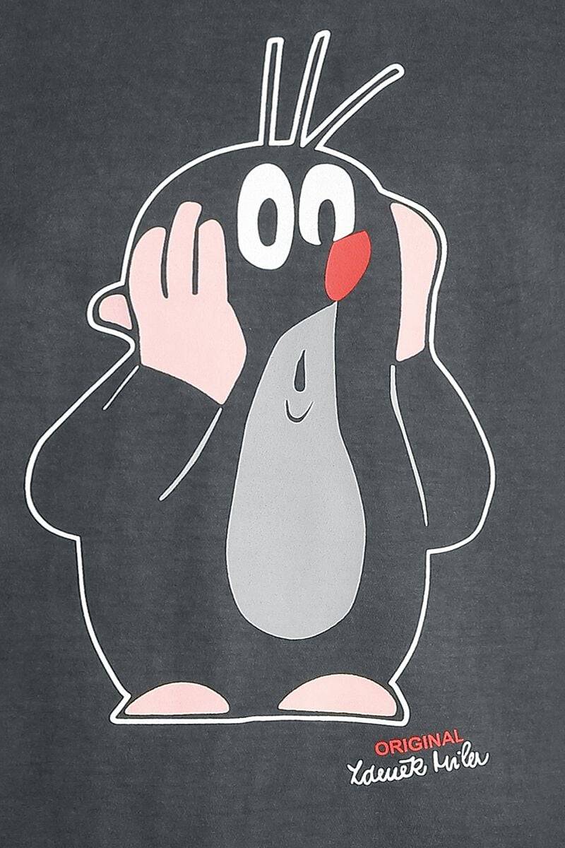 EMP "Oh Oh!" T-Shirt schwarz von Der kleine Maulwurf Kostenloser Versand international