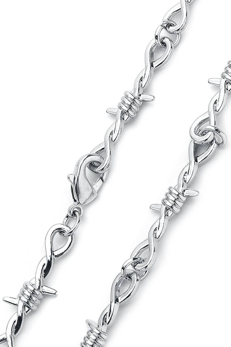 EMP "Barbed Wire Necklace" Halskette silberfarben von Urban Classics Angebote