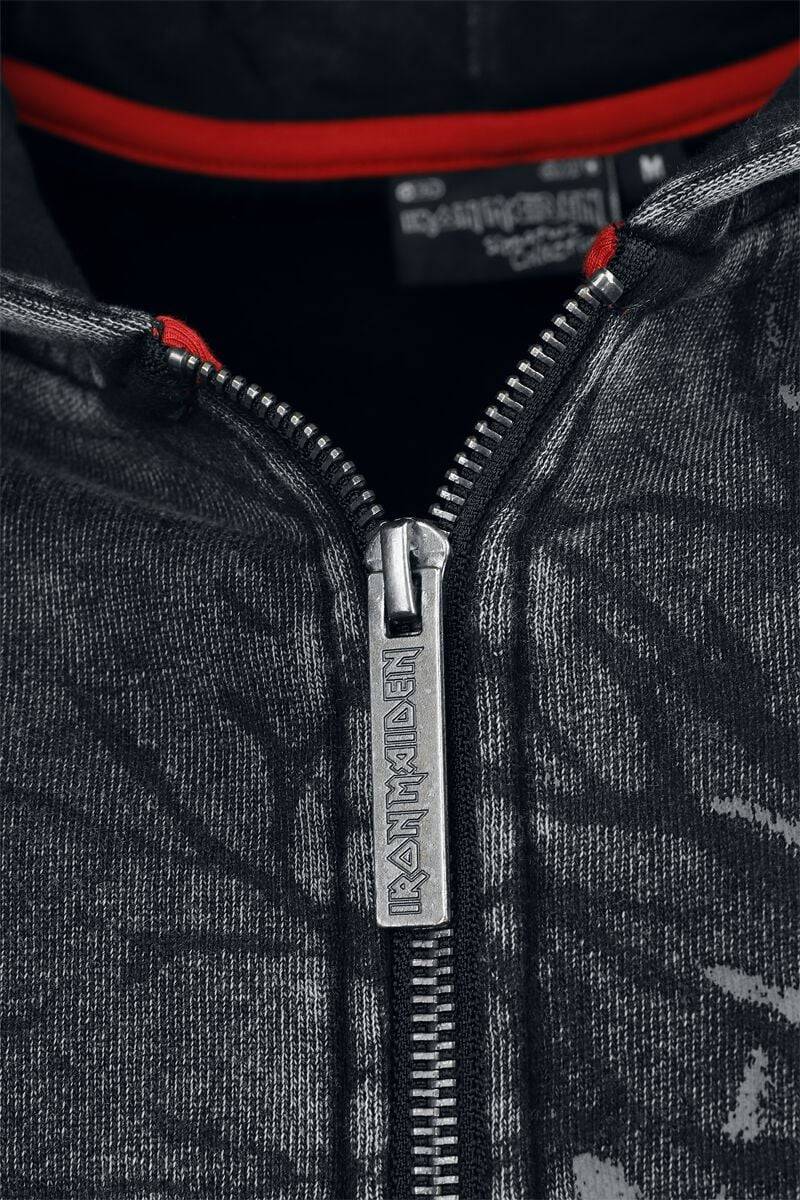EMP "EMP Signature Collection" Kapuzenjacke grau von Iron Maiden Günstiger Verkauf