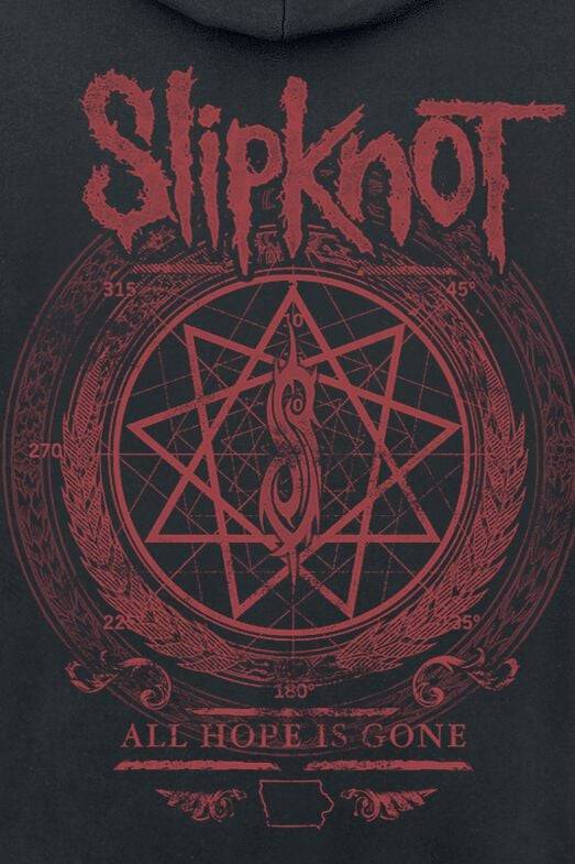 EMP "Blurry" Kapuzenpullover schwarz von Slipknot Kostenloser Versand