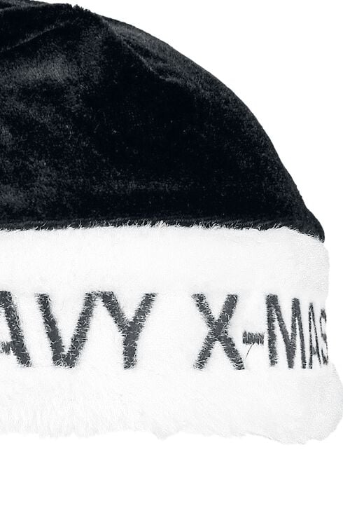 EMP "Weihnachtsmütze" Mütze schwarz/weiß von Heavy X-Mas Limitierter Zeitrabatt