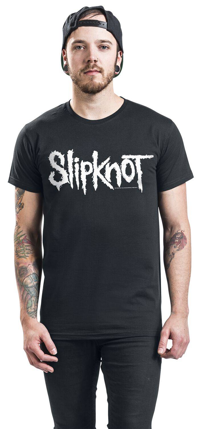 EMP "White Logo" T-Shirt schwarz von Slipknot Fabrik Onlineshop