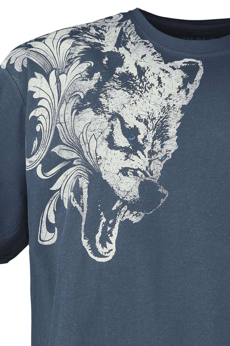 EMP T-Shirt blau von Black Premium by EMP Fabrikpreis