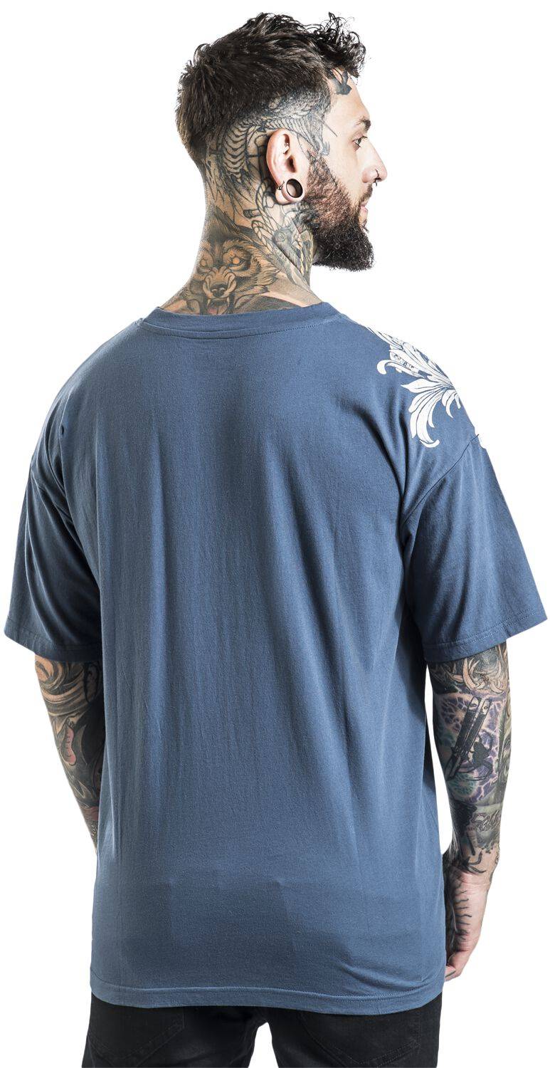 EMP T-Shirt blau von Black Premium by EMP Fabrikpreis