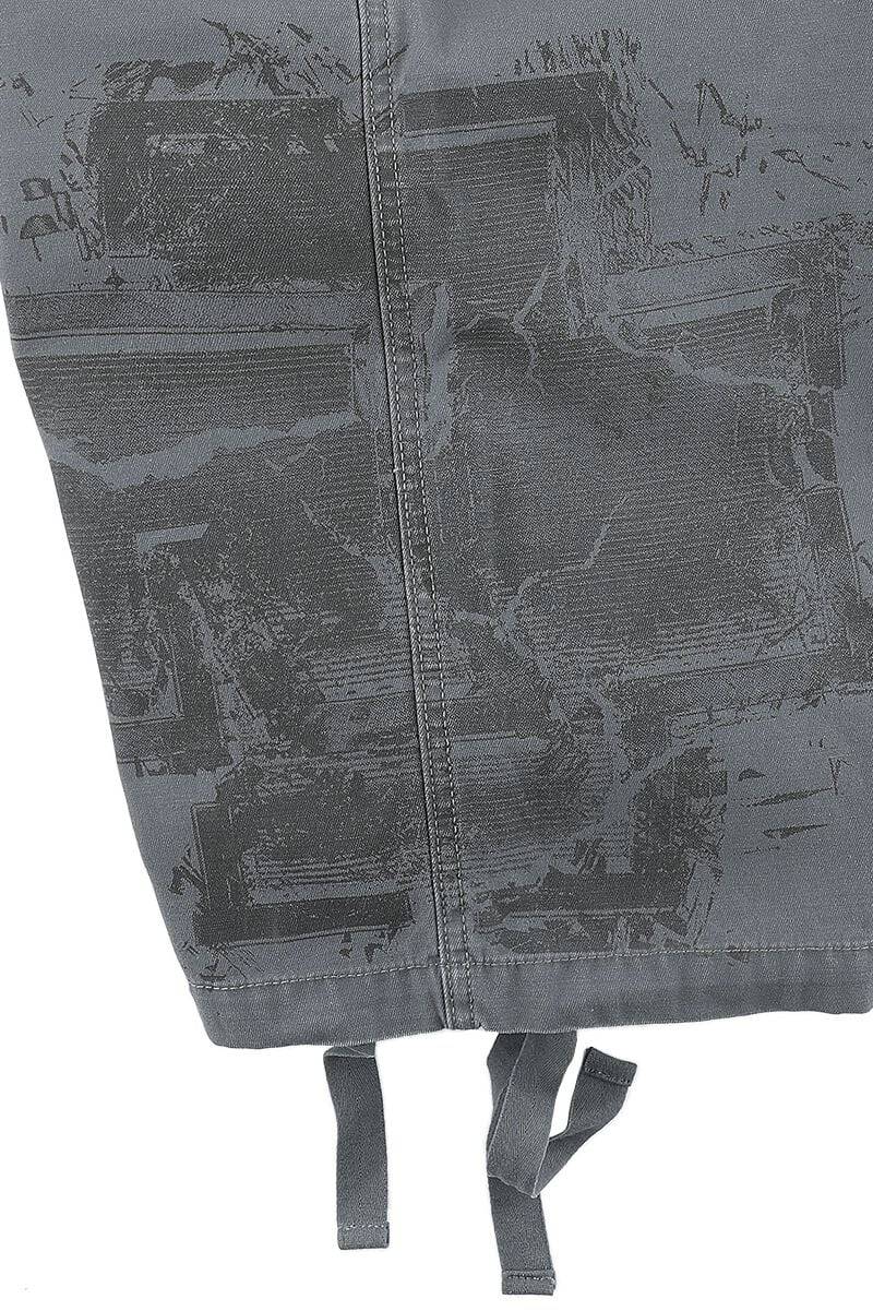 EMP "Broken Logo" Short grau von Rammstein Rabatt