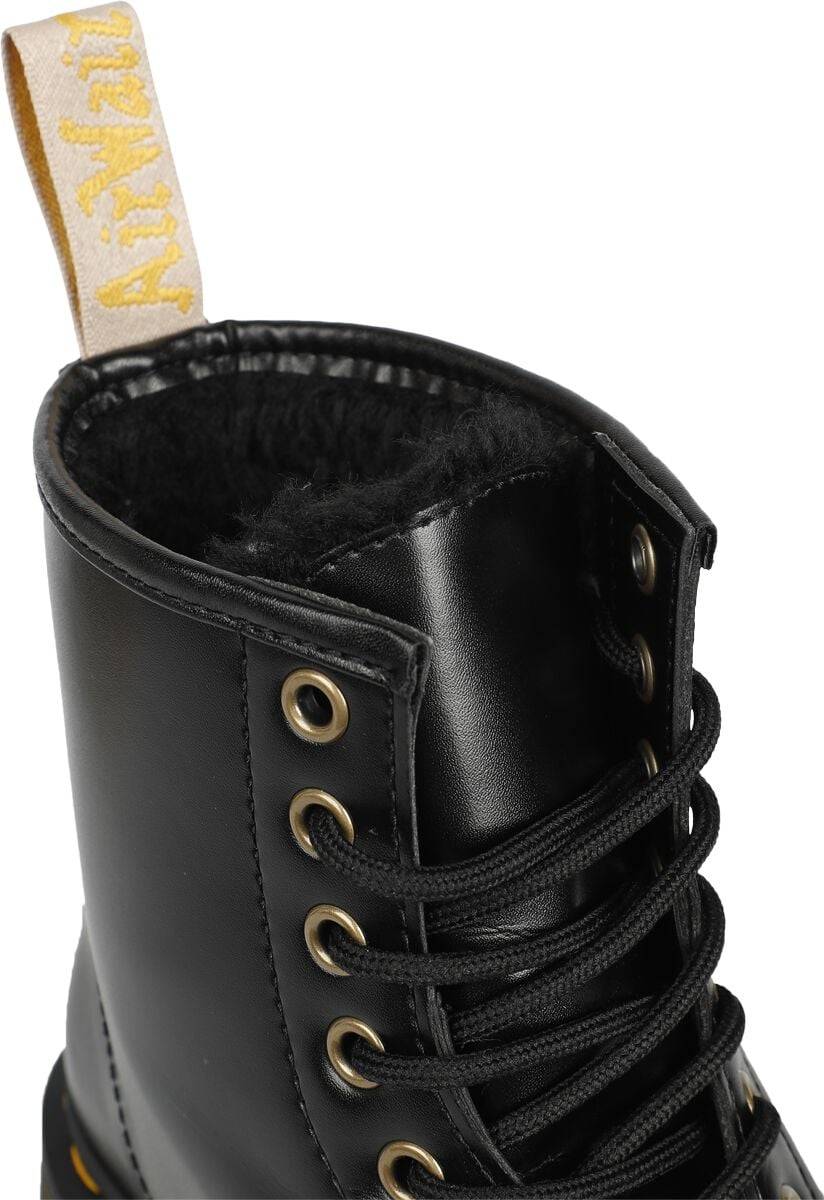 EMP "Vegan 1460 - Black Norfolk Flat" Boot schwarz von Dr. Martens Preisnachlass