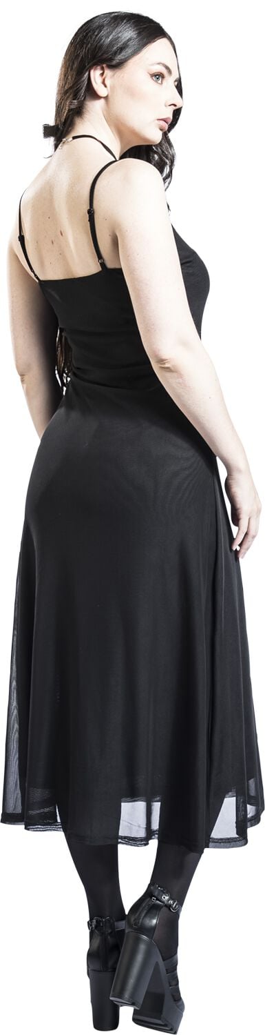 EMP "Araxiel Mesh Dress" Langes Kleid schwarz von Banned Alternative Muttertagsangebot