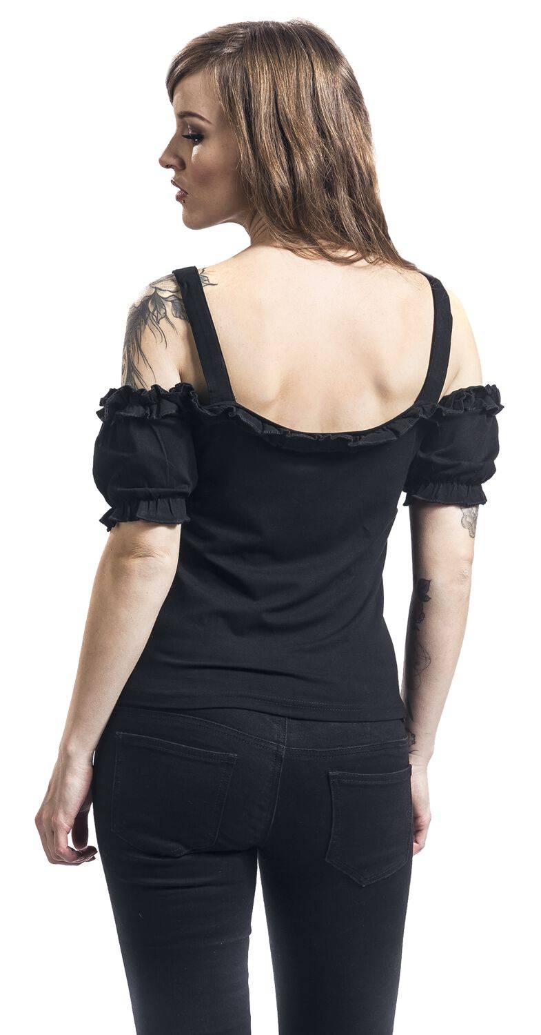 EMP T-Shirt schwarz von Gothicana by EMP Online Outlet