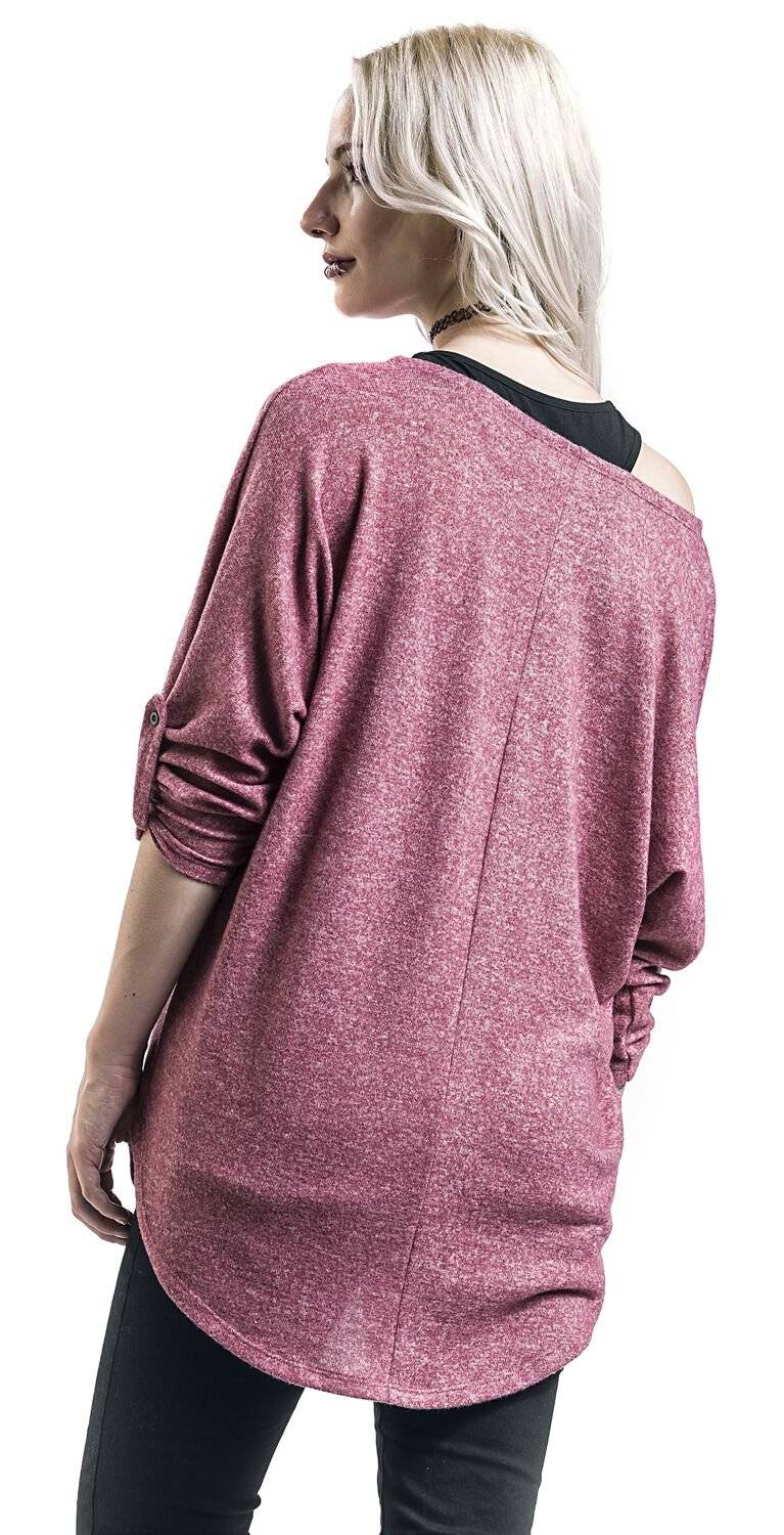 EMP Langarmshirt bordeaux/schwarz von RED by EMP Zeitlich begrenztes Angebot