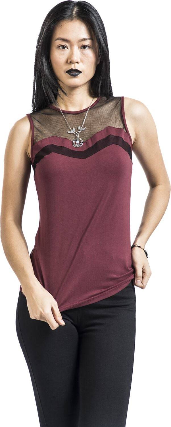 EMP Top rot von Rock Rebel by EMP Exklusive Angebote