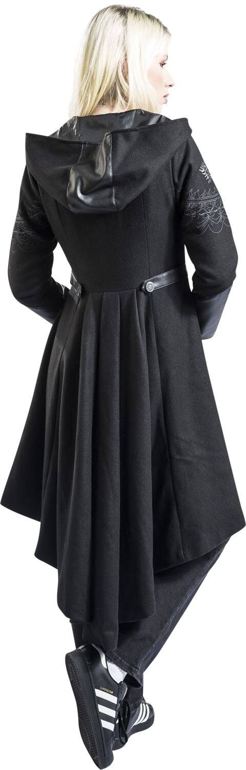 EMP "Devil's Trap" Wintermantel schwarz von Supernatural Blitzangebot
