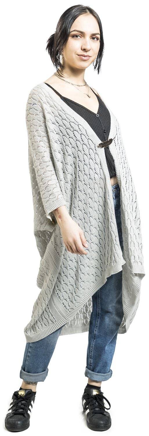 EMP "Seidenschnabel (Buckbeak)" Cardigan grau von Harry Potter Große Rabatte
