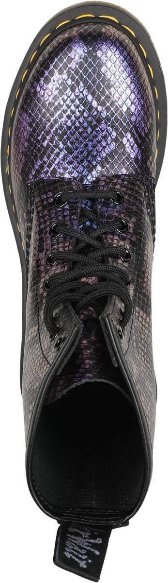EMP "1460 - Black Blue Viper Croc Emboss" Boot schwarz/blau von Dr. Martens Räumungsverkauf