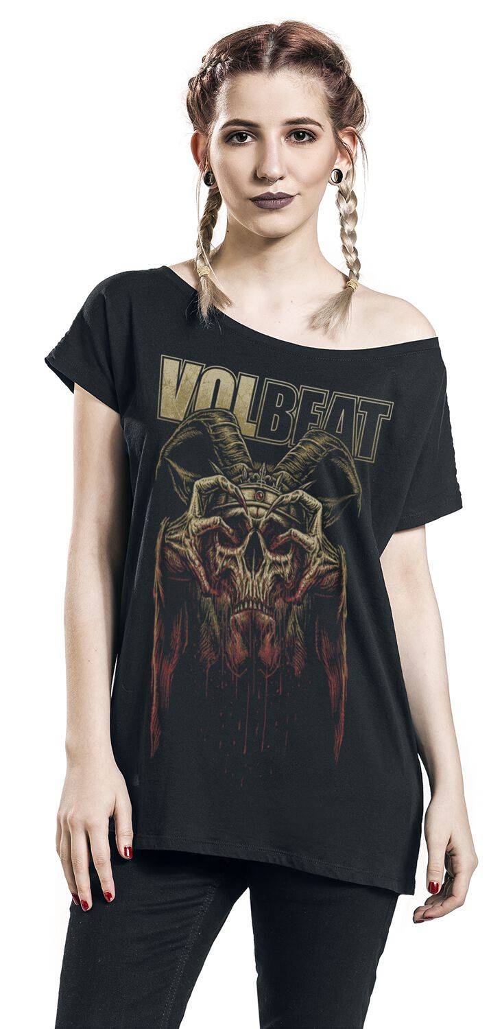 EMP "Bleeding Crown Skull" T-Shirt schwarz von Volbeat Riesige Ersparnisse