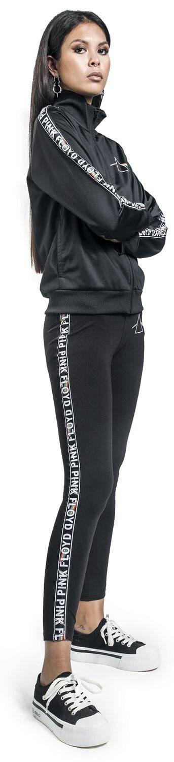 EMP "Amplified Collection - Ladies Cotton Taped Yoga Leggings" Leggings schwarz von Pink Floyd Vierteljährliche Förderung