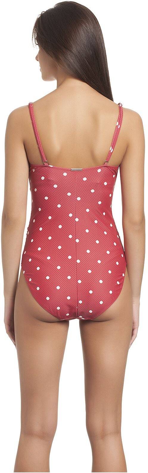 EMP "Mia Maria Swimsuit" Badeanzug rot/weiß von Vive Maria Fabrikladen