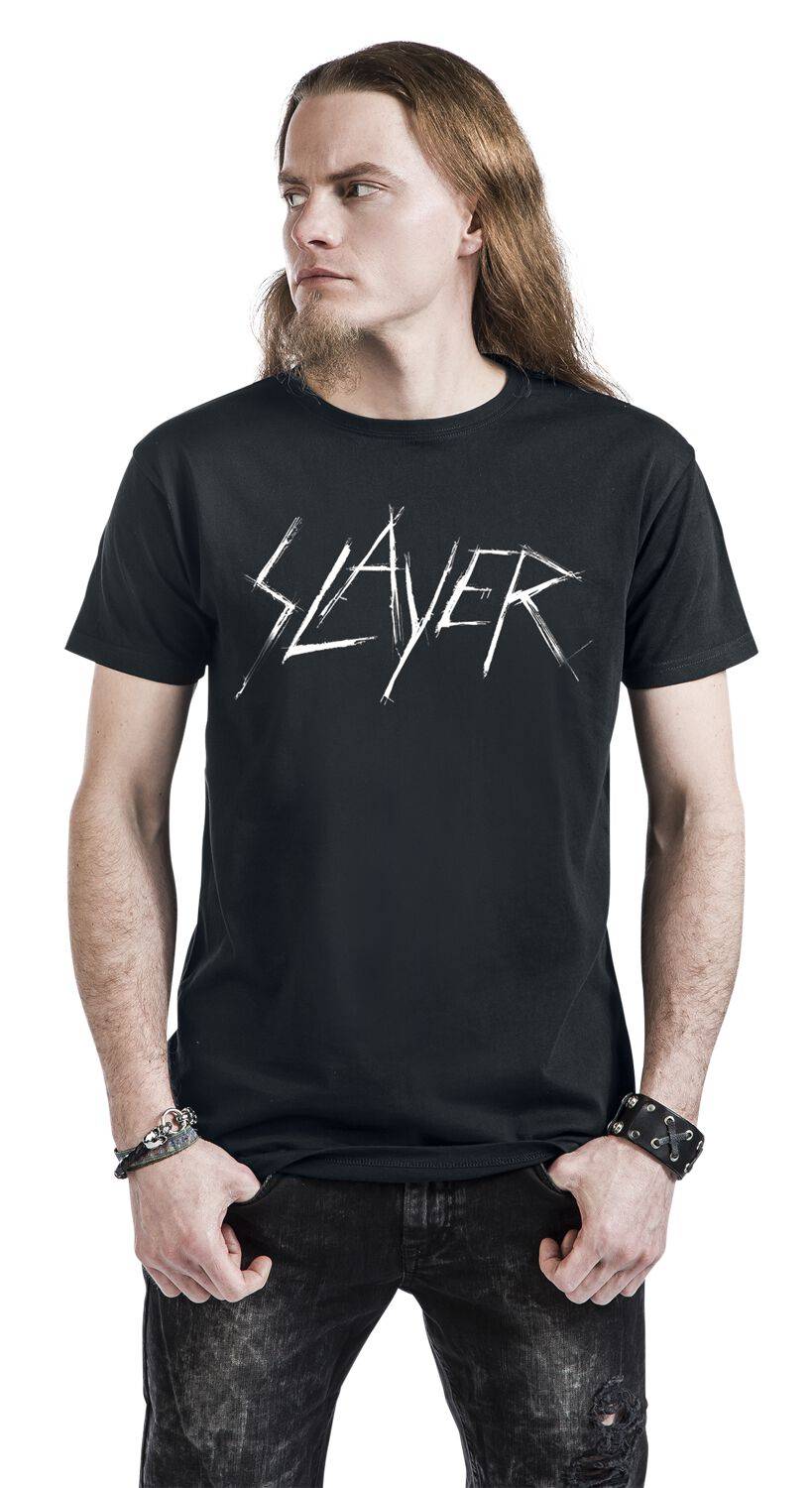 EMP "Scratchy Logo" T-Shirt schwarz von Slayer Black Friday Preise