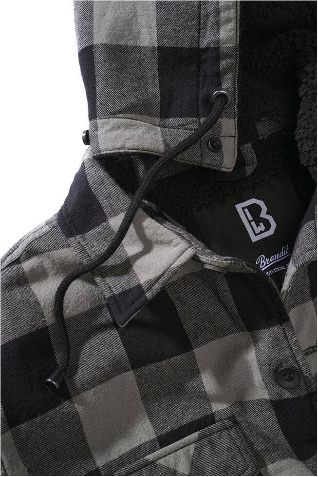 EMP "Lumberjacket Hooded" Übergangsjacke schwarz von Brandit Super Sparpreis